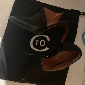 Derek Lam Suede Black Booties Size 8.5